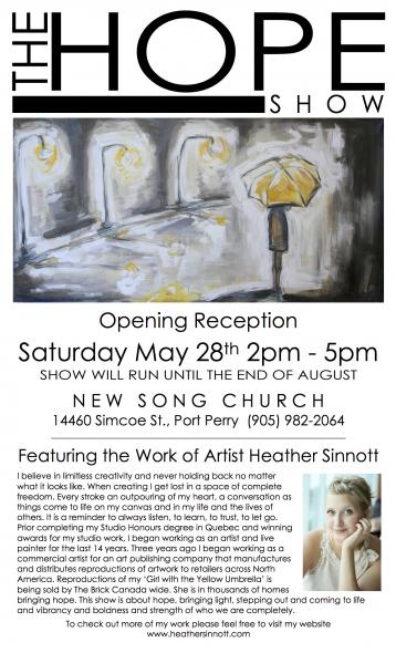 Art Show Opening @ New Song Church | Port Perry | Ontario | Canada