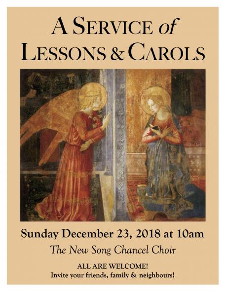 Lessons and Carols Poster