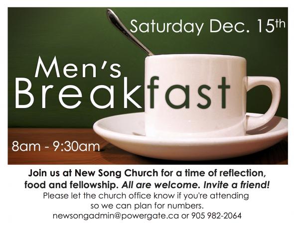 Men's Breakfast Poster