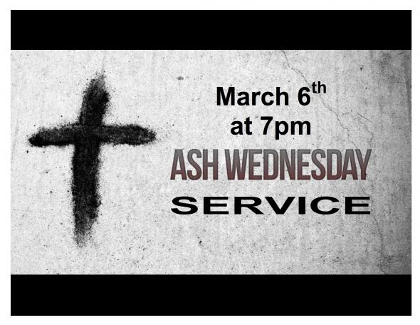 Ash Wednesday Poster 2019